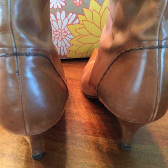 Prada Leather Ankle Boots with Buckle - Picture 8 of 16